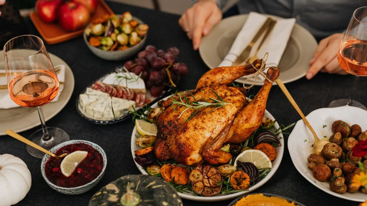 Delicious food presentation